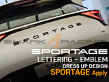 2017-2022 Sportage Lettering Emblem Kit
