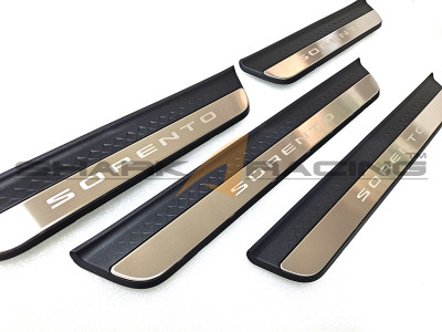 En acier inoxydable pour adapter KIA Sorento 2013 2014 Pare-chocs arrière  Protecteur footplate plaque porte Sill accessoires Scuff
