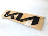 2022+ EV6 Hood and Trunk Kia Metal Emblem Set - Gloss Black