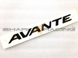 2001+ Elantra Factory Glossy Black Avante Emblem