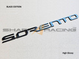 Sorento lettering emblem