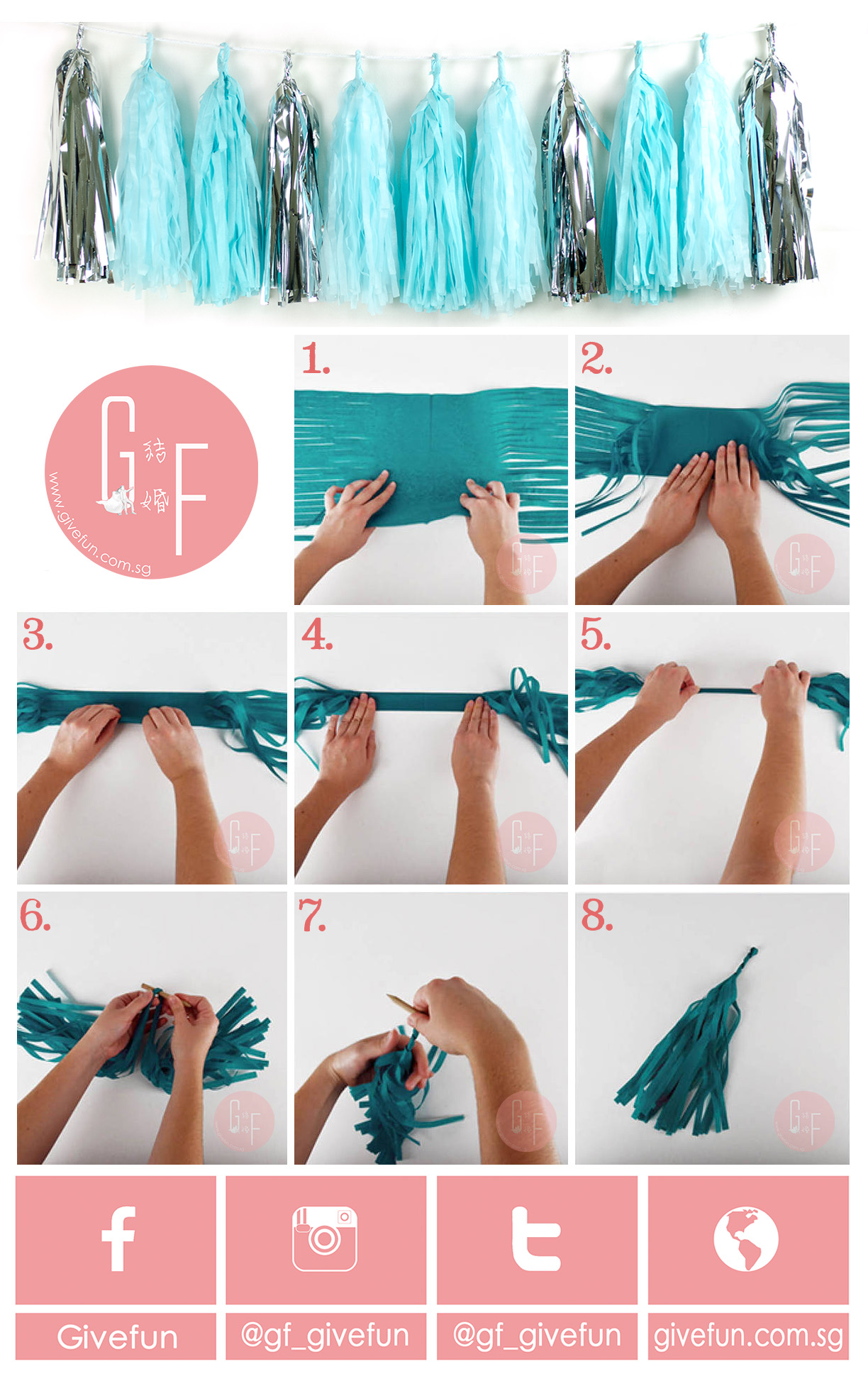 how to make tassel garland