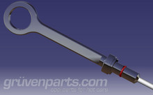GruvenParts.com Billet Fiat 1.4L Dipstick Assembly