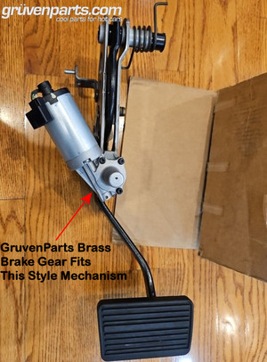 GruvenParts Brass Gear Fits This Style GM Brake Pedal Adjuster Mechanism