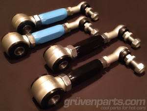 GruvenParts TT/R32 Rear Swaybar End Linkage Set in Gloss Black or Jazz Blue