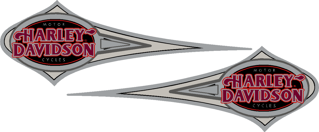Harley Davidson Heritage Softail Tank Decal Collideascope