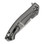 Zero Tolerance Flipper, Carbon Fiber/Titanium Frame, KVT Ball Bearing, S35VN Blade, 0452CF clip side closed