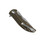 Zero Tolerance RJ Martin, Stonewashed/Satin CPM 20CV Blade, Ano Bronze Ti Handle, 0609, closed clip side