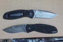 Kershaw Damascus Blur, 1670BLKDAM, Brand New, Factory 2nd, Limited, USA!