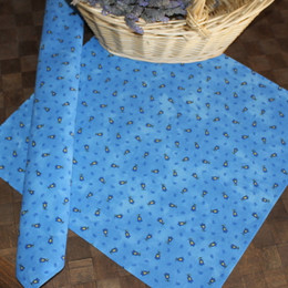 Marat Tradition Blue French Serviette Napkin Made in France