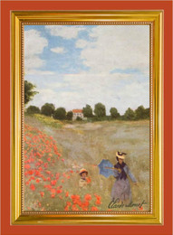 Monet Coquelicot Tea Towel Made in France