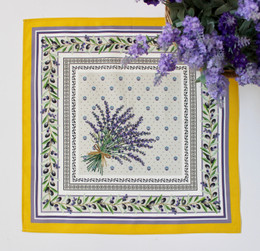 Lauris Yellow Serviette Napkin Made in France