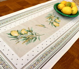 Menton 49x160cm French Thick Jacquard Tapestry Style Runner Made in France