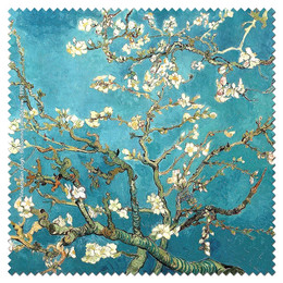 Vincent van Gogh Almond Blossom Microfiber Cleaning Cloth Made in France