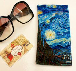  Vincent van Gogh Starry Night Soft Velour Sunglasses Pouch Made in France