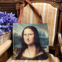 Tapestry Tote Bag - Leonardo Da Vinci Mona Lisa