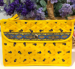 Make-up / Toiletry Bag Large Marat Tradition Yellow Made in France