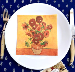 Sunflowers Vincent Van Gogh Paper Napkins