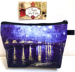 Vincent Van Gogh Starry Night over The Rhone Cosmetic bag