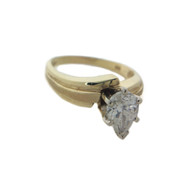1ct Pear Diamond Solitaire