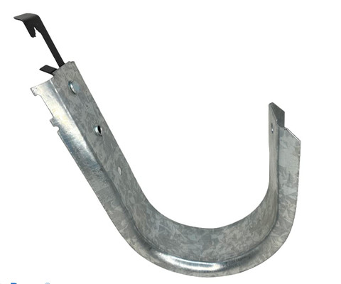 4 inch Heavy Duty Metal Cable & Wire Support Bat wing J-Hook Hangers with Bat Wing Clip for attaching ceiling wire & threaded rod for Cable & Wire Management