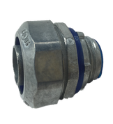 1/2" Metal Liquid Tight Straight Connector 25 pack