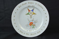 Eastern Star of California 100 Year Commemorative Plate - 1973