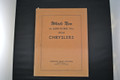 Vintage 1954 Whats New Chrysler Service Manual