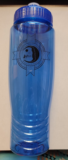 White Earth Nation Logo Water bottle  Blue 