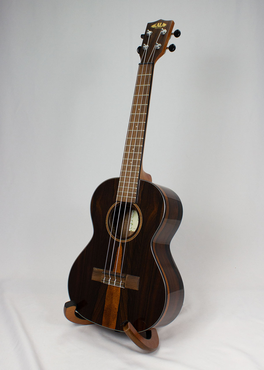 Kala Ziricote Gloss Tenor Fan Guitar and Ukulele