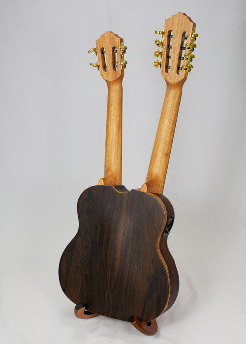 Ortega Hydra Double Neck Ukulele Fan Guitar and Ukulele