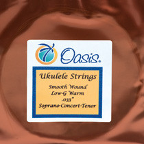 Oasis Single Warm Smooth Wound Low G Ukulele String