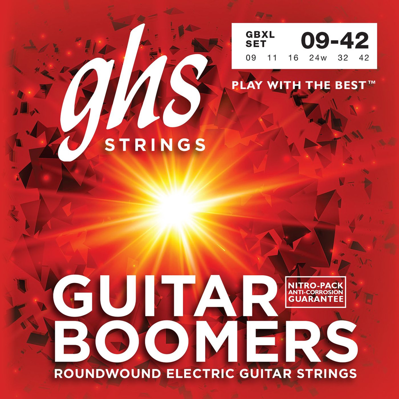 9-42　Guitar　and　Fan　Electric　Light　Strings　Guitar　GHS　Extra　Boomers　Ukulele