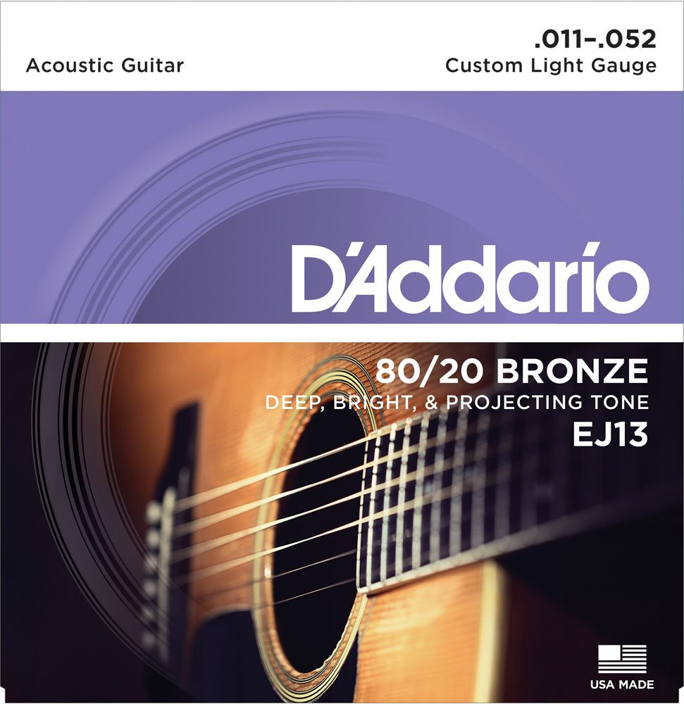 Light gauge deals acoustic guitar strings