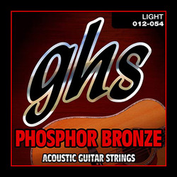 GHS Phosphor Bronze Light Gauge Acoustic Guitar Strings