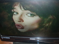 The stunning Kate Bush with a collection of her hits on DVD