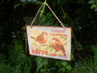 Such a pretty sign full of Vintage Christmas Ambience.
