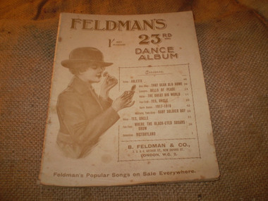 Historic end of WW1 sheet music in fine condition