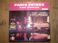 Paris Swings Vinyl Jazz LP,Elmer Bernstein,1966 First pressing,Near Mint,T516