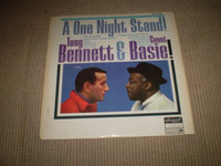 The Great Tony Bennett and Count Basie One Night Stand Vinyl