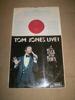 Live at Talk of the Town Tom Jones Mono Vinyl LP Album, 1967, Lovely Condition