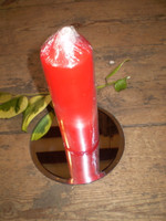 Dutch Red Pillar Candle, Great for the Christmas season