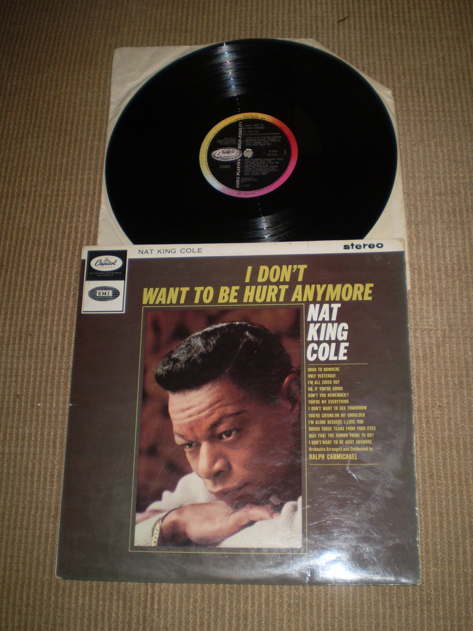 I Don't Want To Hurt Anymore 1964 Vinyl LP Album,Nat King Cole, Near ...