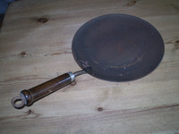 Vintage 1970's Danish Bistro cast iron Griddle plate, great for cooking steaks