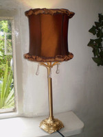 Danish Bohemian style jewelled table lamp