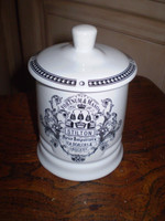 Vintage 1990's Fortnum & Mason empty China Stilton storage jar