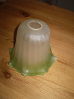 Fluted French vintage art nouveau lamp shade