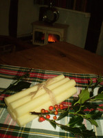 Traditional Cornish Ivory coloured Church dinner candles