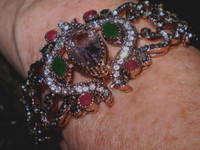 Gorgeous Danish Bohemian Crystal Bracelet design A