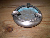 Soviet Russian 1950's silver ash tray